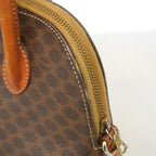 Celine Handbag Macadam Brown Gold 2-Way Bag — view 7