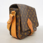 Louis Vuitton Shoulder Bag Monogram Cartouchiere MM Brown — view 2