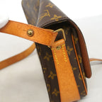 Louis Vuitton Shoulder Bag Monogram Cartouchiere MM Brown — view 8