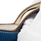 Hermes Tote Bag Double Sens 36 Taurillon Clemence White Blue Izmir — view 6