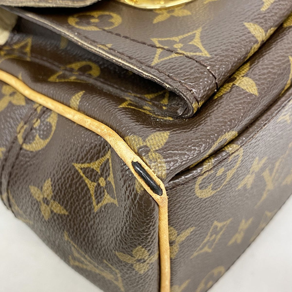 Louis Vuitton Handbag Monogram Manhattan PM Brown — view 7