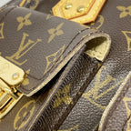 Louis Vuitton Handbag Monogram Manhattan PM Brown — view 8