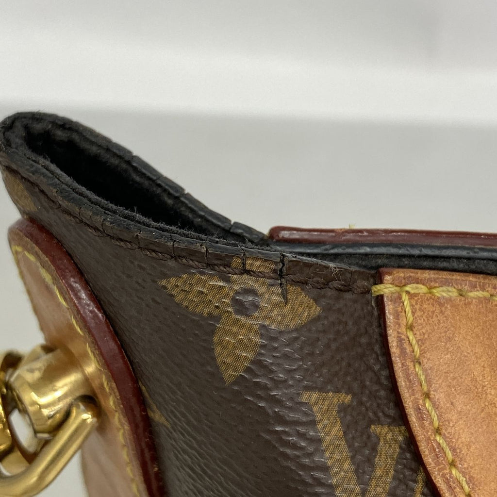 Louis Vuitton Handbag Monogram Duffle Brown 2-Way — view 6