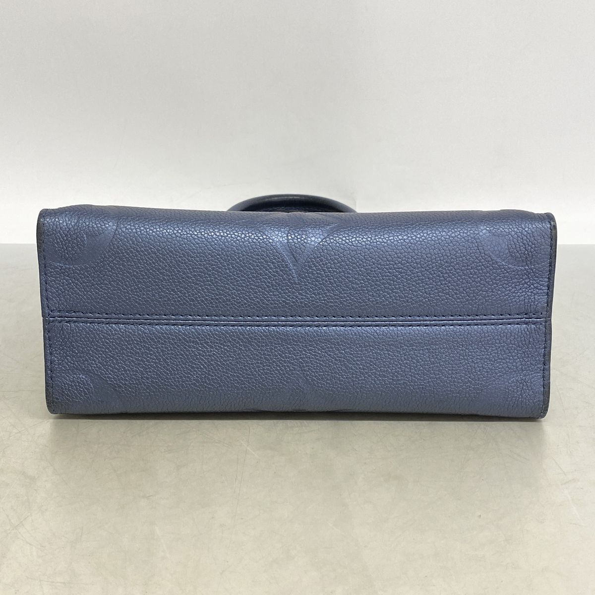 Louis Vuitton Handbag Monogram Empreinte On The Go PM Navy Blue 2-Way Bag — view 3