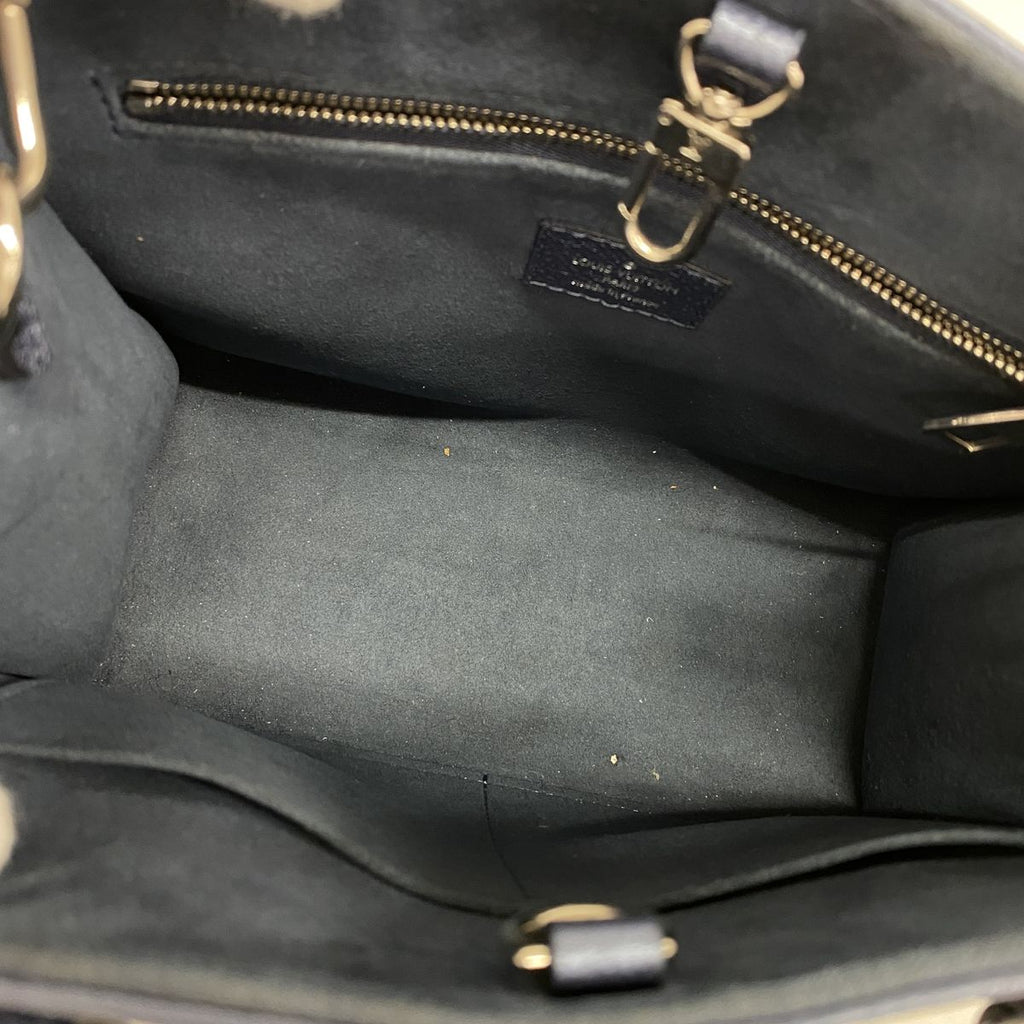 Louis Vuitton Handbag Monogram Empreinte On The Go PM Navy Blue 2-Way Bag — view 4