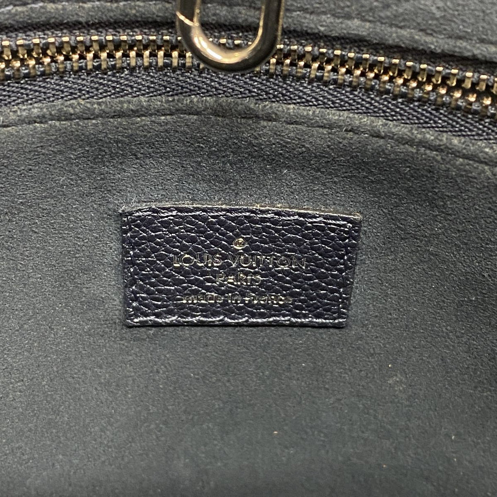 Louis Vuitton Handbag Monogram Empreinte On The Go PM Navy Blue 2-Way Bag — view 5