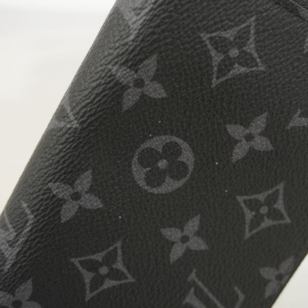 Louis Vuitton Wallet Monogram Eclipse Zippy Horizontal Black — view 7