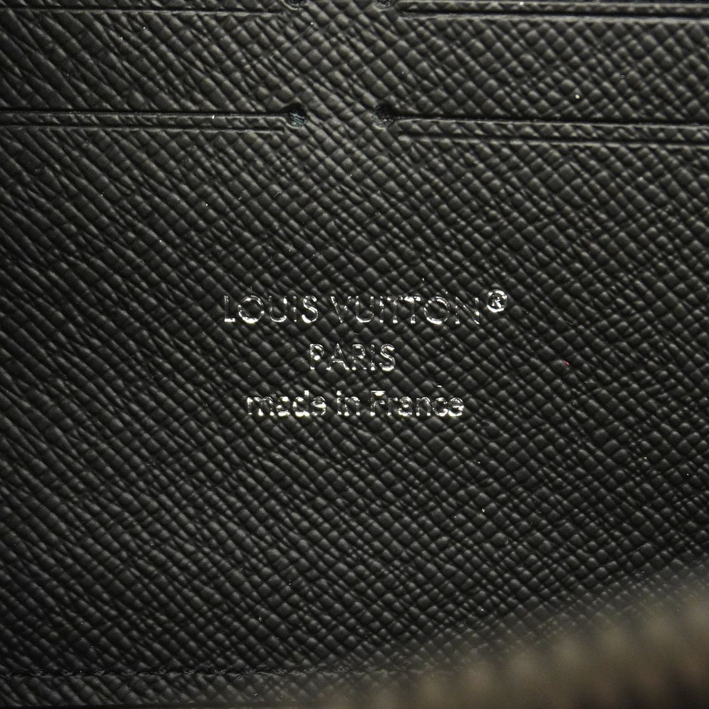 Louis Vuitton Wallet Monogram Eclipse Zippy Horizontal Black — view 4
