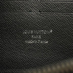 Louis Vuitton Wallet Monogram Eclipse Zippy Horizontal Black — view 4