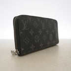 Louis Vuitton Wallet Monogram Eclipse Zippy Horizontal Black — view 2