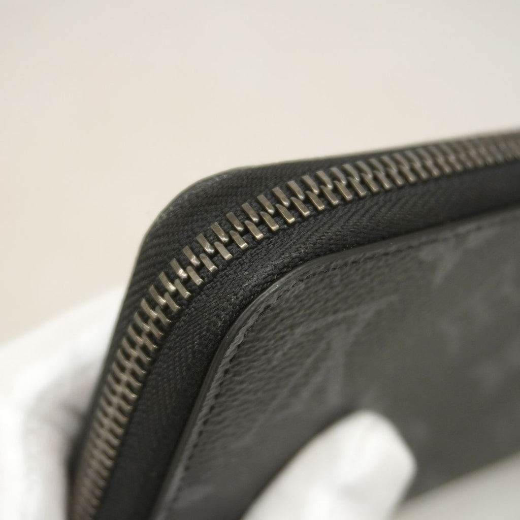 Louis Vuitton Wallet Monogram Eclipse Zippy Horizontal Black — view 5