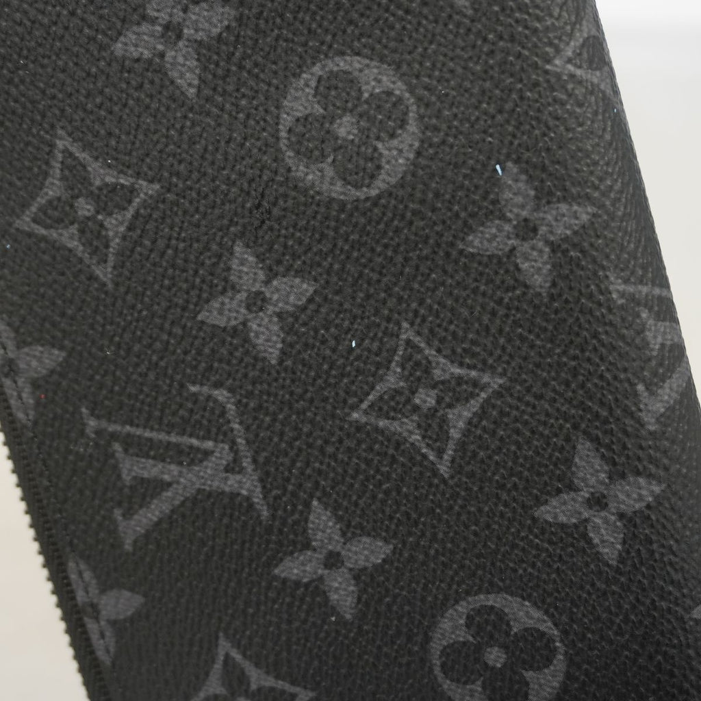 Louis Vuitton Wallet Monogram Eclipse Zippy Horizontal Black — view 6