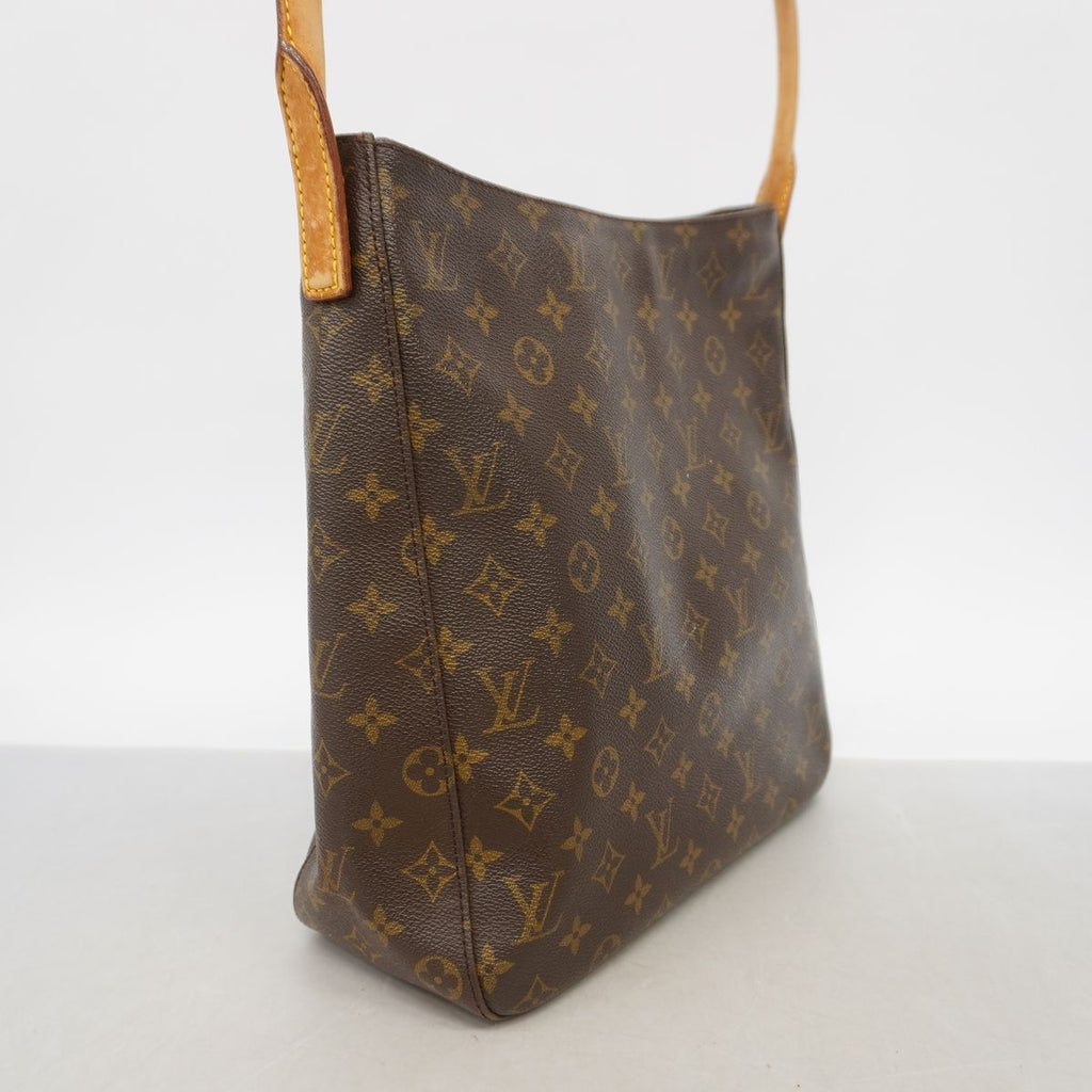 Louis Vuitton Shoulder Bag Monogram Looping GM Brown — view 2