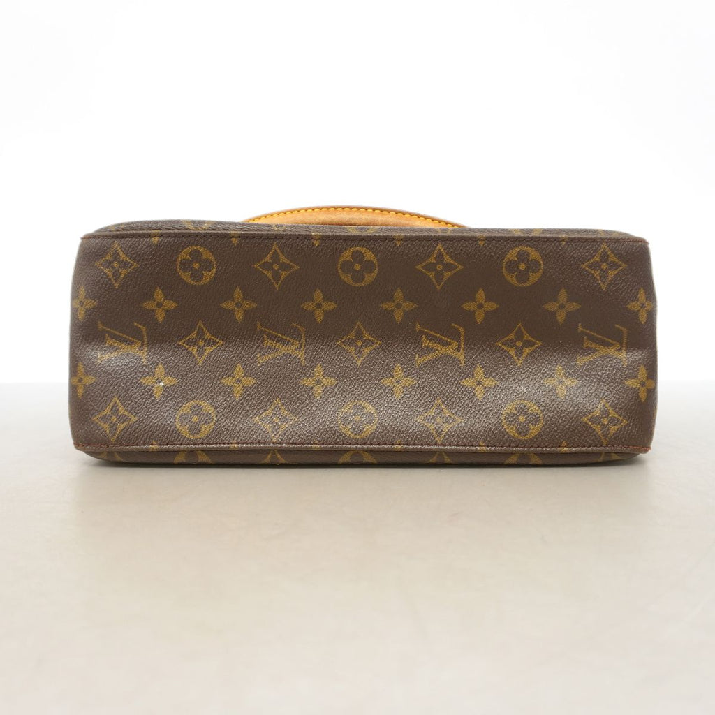 Louis Vuitton Shoulder Bag Monogram Looping GM Brown — view 3