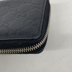 Gucci Wallet Guccissima Leather Black Silver — view 5