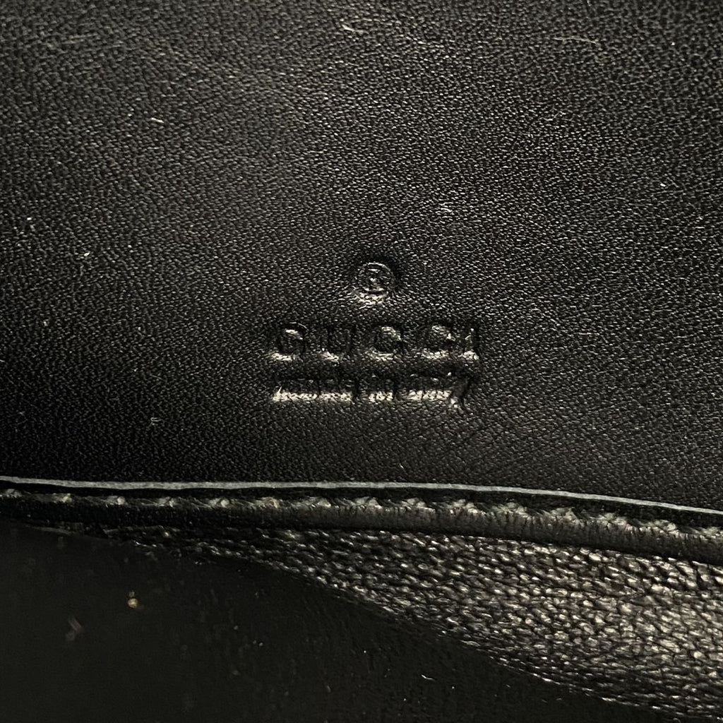 Gucci Wallet Guccissima Leather Black Silver — view 4