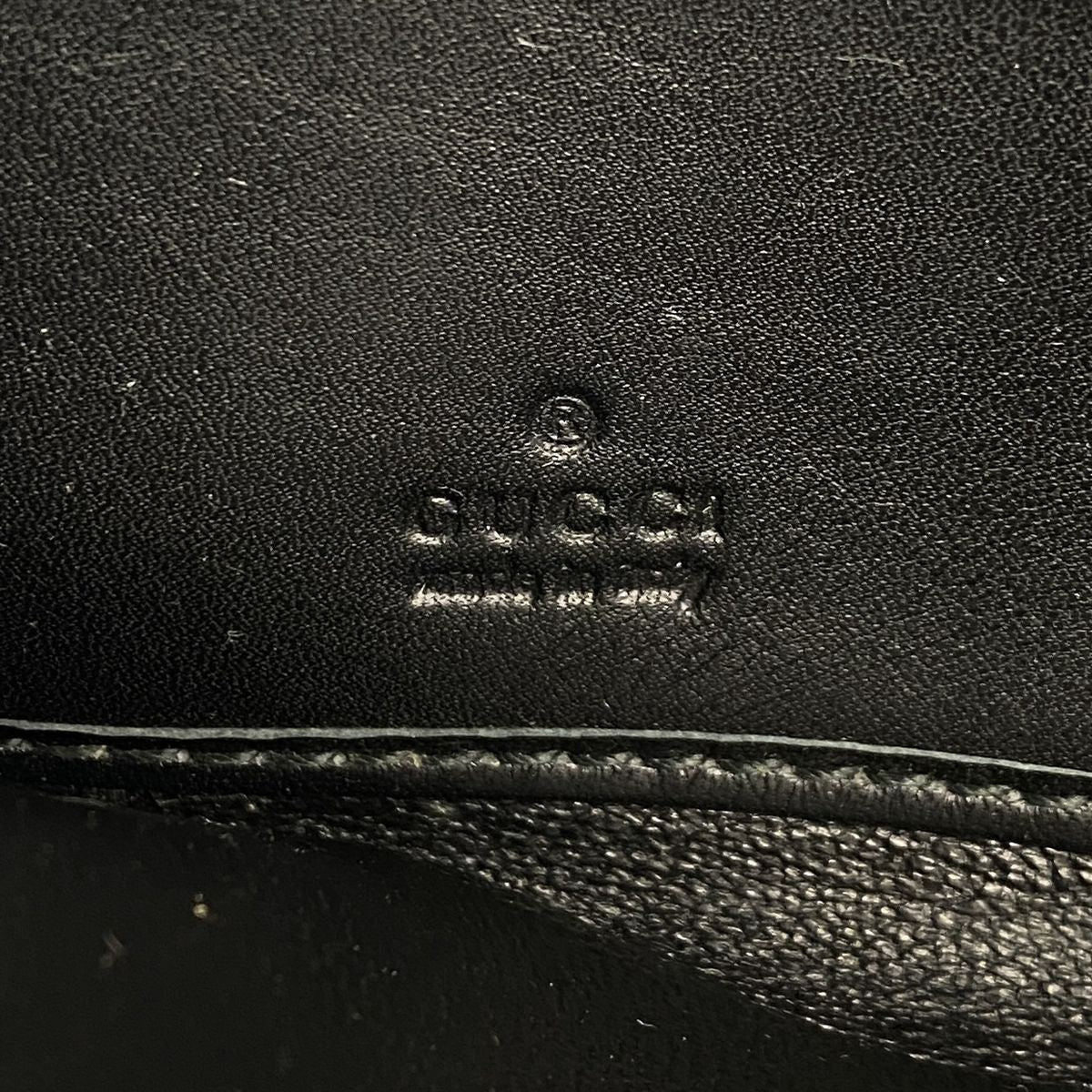Gucci Wallet Guccissima Leather Black Silver — view 4