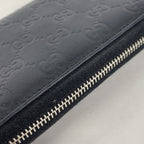 Gucci Wallet Guccissima Leather Black Silver — view 7