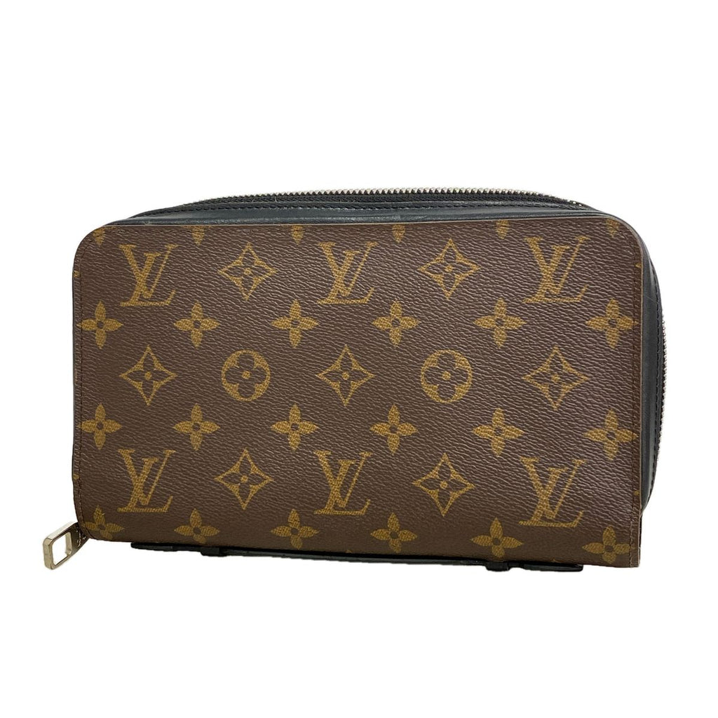 Louis Vuitton Wallet Monogram Macassar Zippy XL Brown