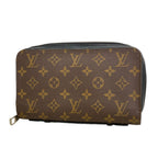 Louis Vuitton Wallet Monogram Macassar Zippy XL Brown