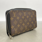 Louis Vuitton Wallet Monogram Macassar Zippy XL Brown — view 2