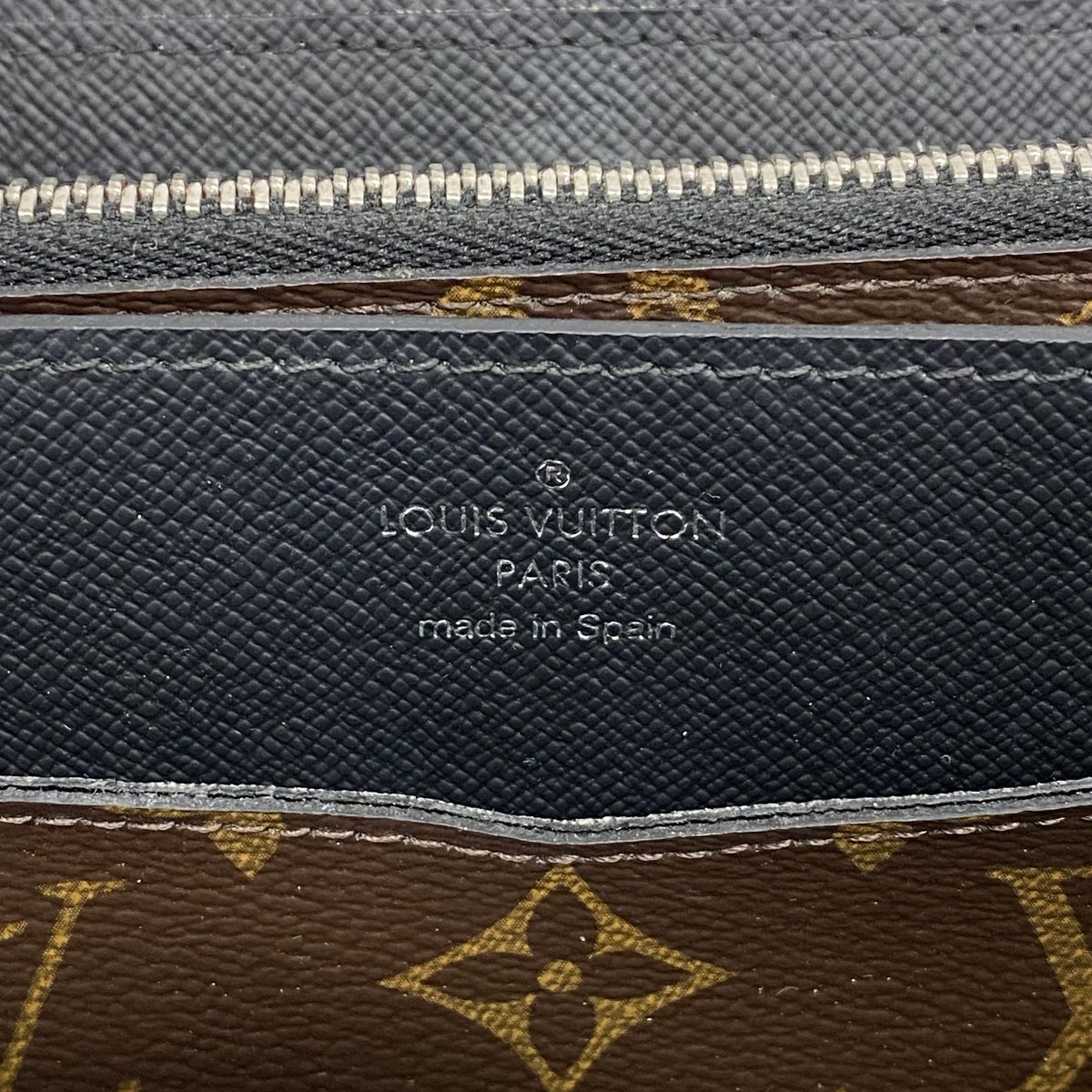Louis Vuitton Wallet Monogram Macassar Zippy XL Brown — view 4