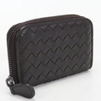 Bottega Veneta Zip Coin Purse Intrecciato Calfskin