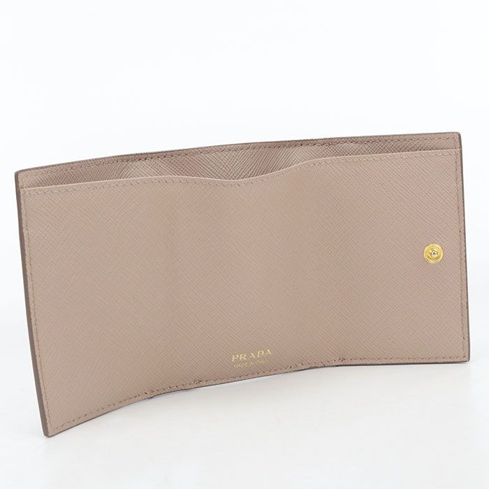 Prada Saffiano Leather Trifold Wallet Calfskin — view 3