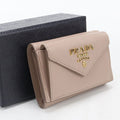 Prada Saffiano Leather Trifold Wallet Calfskin