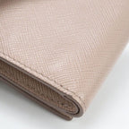 Prada Saffiano Leather Trifold Wallet Calfskin — view 7