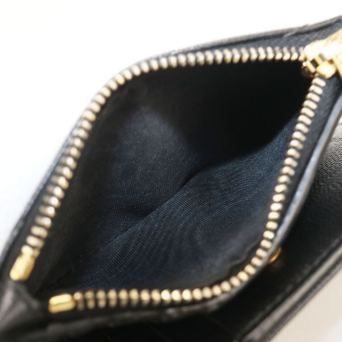 Saint Laurent Zip Wallet Monogram Bifold Calfskin — view 5