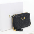 Dior Coin Purse Caro Leather