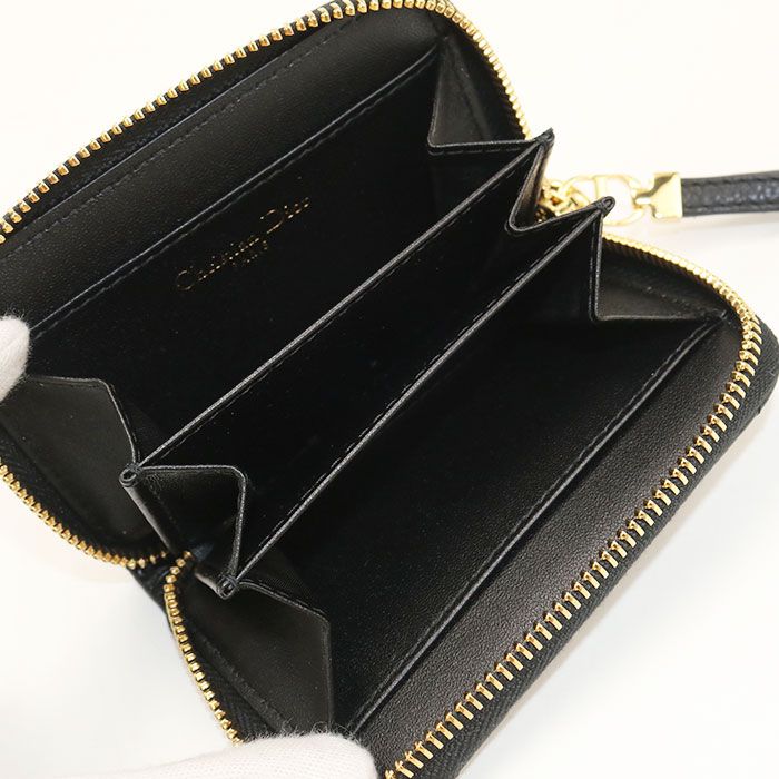 Dior Coin Purse Caro Leather — view 3