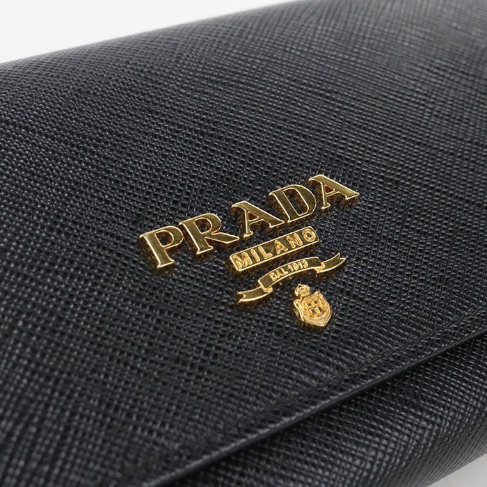 Prada Saffiano Leather Wallet Bifold Calfskin — view 4