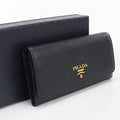Prada Saffiano Leather Wallet Bifold Calfskin