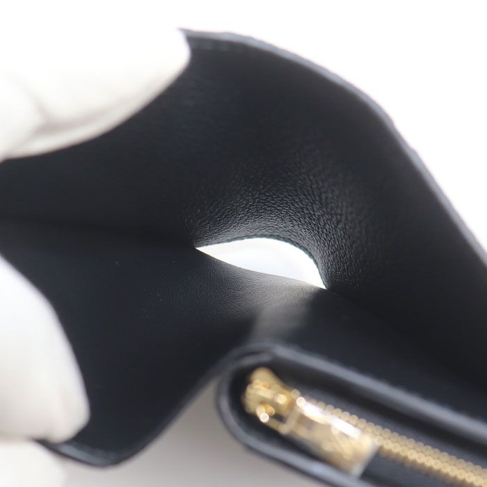 Louis Vuitton Portefeuille Clair Bifold Wallet Monogram Empreinte Noir IC — view 5