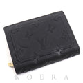Louis Vuitton Portefeuille Clair Bifold Wallet Monogram Empreinte Noir IC
