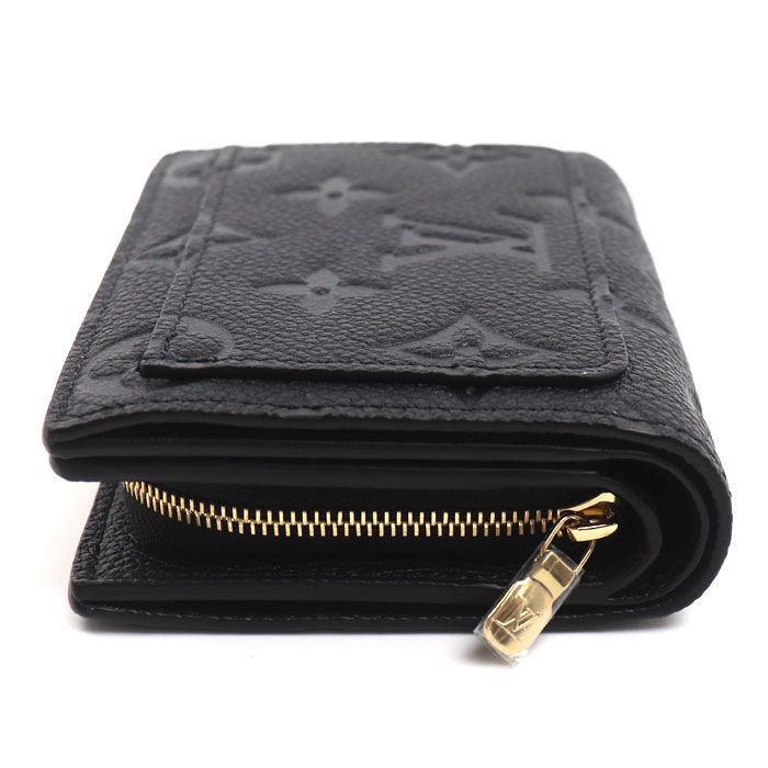 Louis Vuitton Portefeuille Clair Bifold Wallet Monogram Empreinte Noir IC — view 3