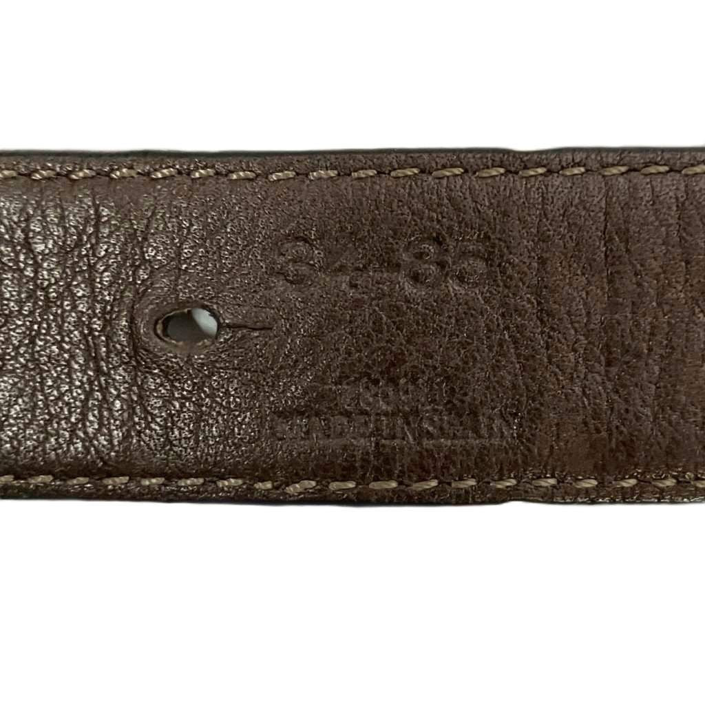 Loewe Anagram Buckle Leather Belt — view 7