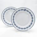 Hermes Chaine D'ancre Medium Plate Pair 22 Bread Cake