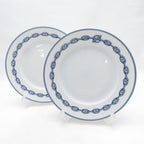 Hermes Chaine D'ancre Medium Plate Pair 22 Bread Cake