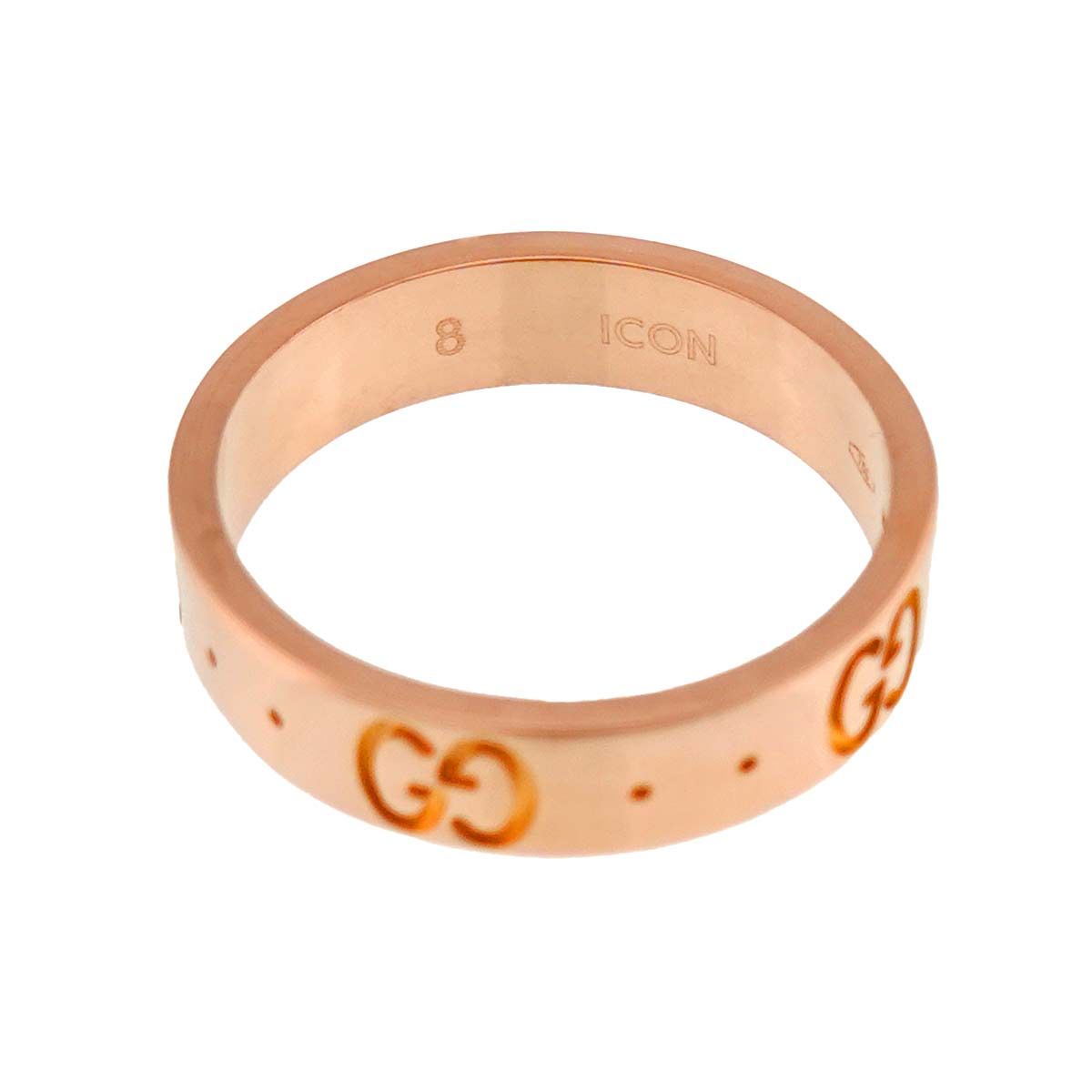 Gucci Icon Ring 18k Pink Gold 750 — view 5
