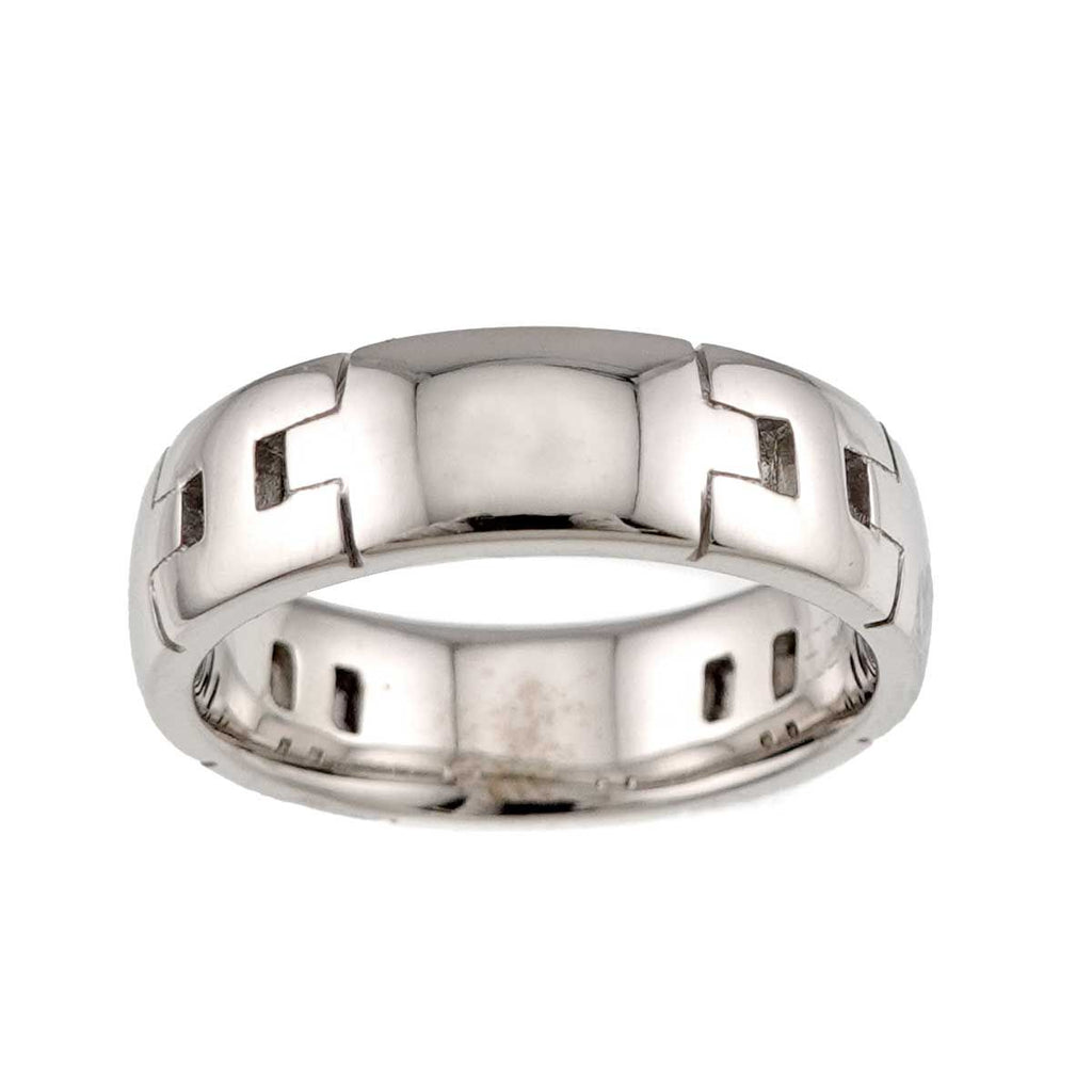 Hermes Ever Hercules 50 Ring 18k White Gold 750 — view 2