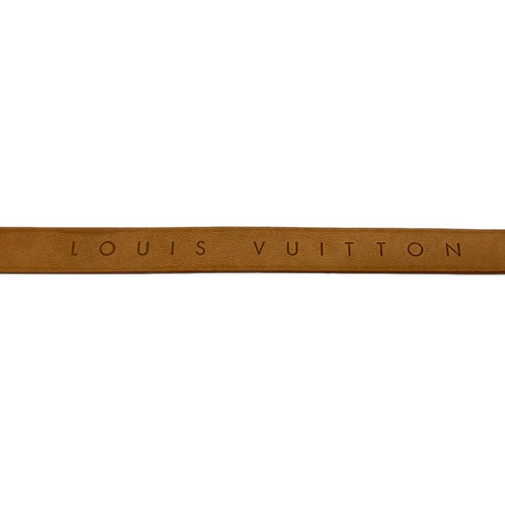 Louis Vuitton Belt Vachetta Leather Ceinture Bouton Prechon Natural — view 3