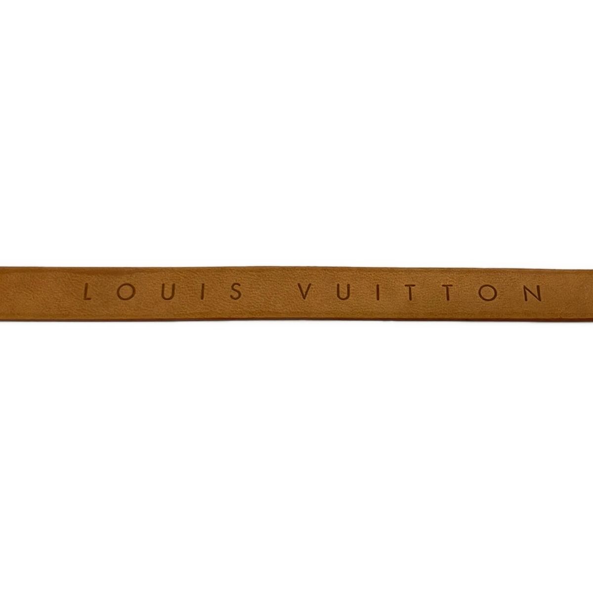 Louis Vuitton Belt Vachetta Leather Ceinture Bouton Prechon Natural — view 3