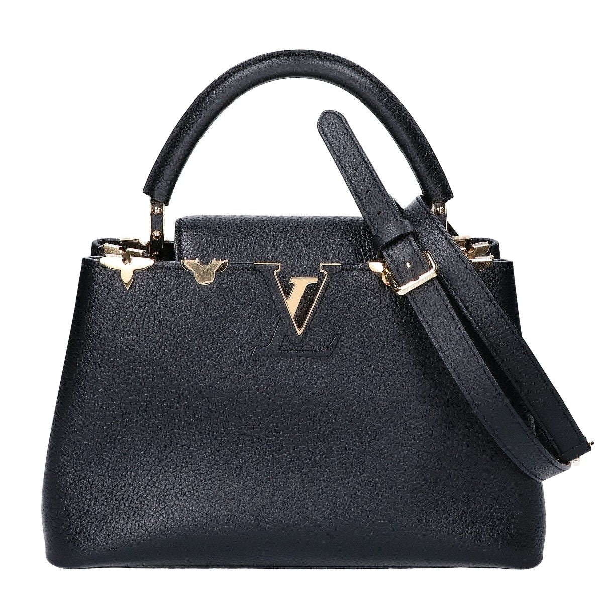 Louis Vuitton Capucines MM Taurillon Leather 2-Way Shoulder Ha Bag