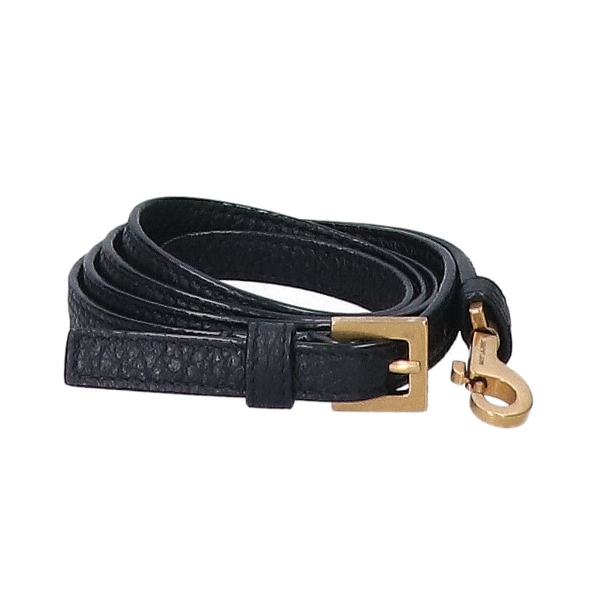 Saint Laurent Paris Le 5 A 7 Baby Bear Gray Leather 2-Way Shoulder Bag — view 8