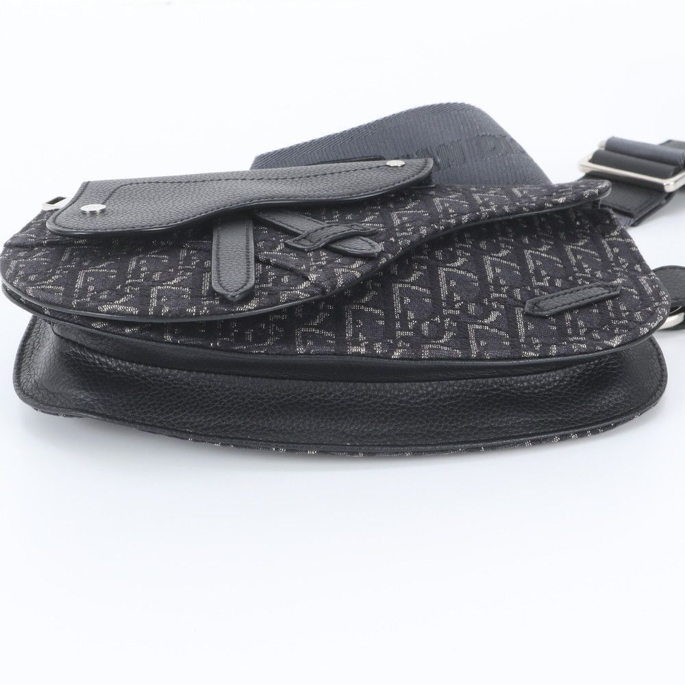 Dior Oblique Saddle Leather Shoulder Bag Crossbody Messenger — view 7