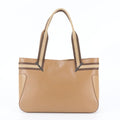 Gucci Leather Tote Bag Shoulder Hand Brown