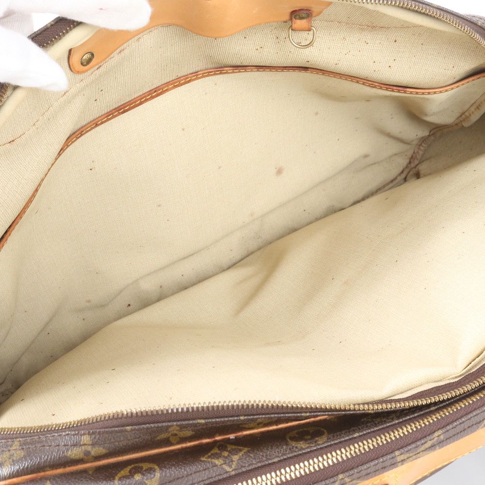 Louis Vuitton Monogram Alize Leather Boston Bag Tote Travel — view 7